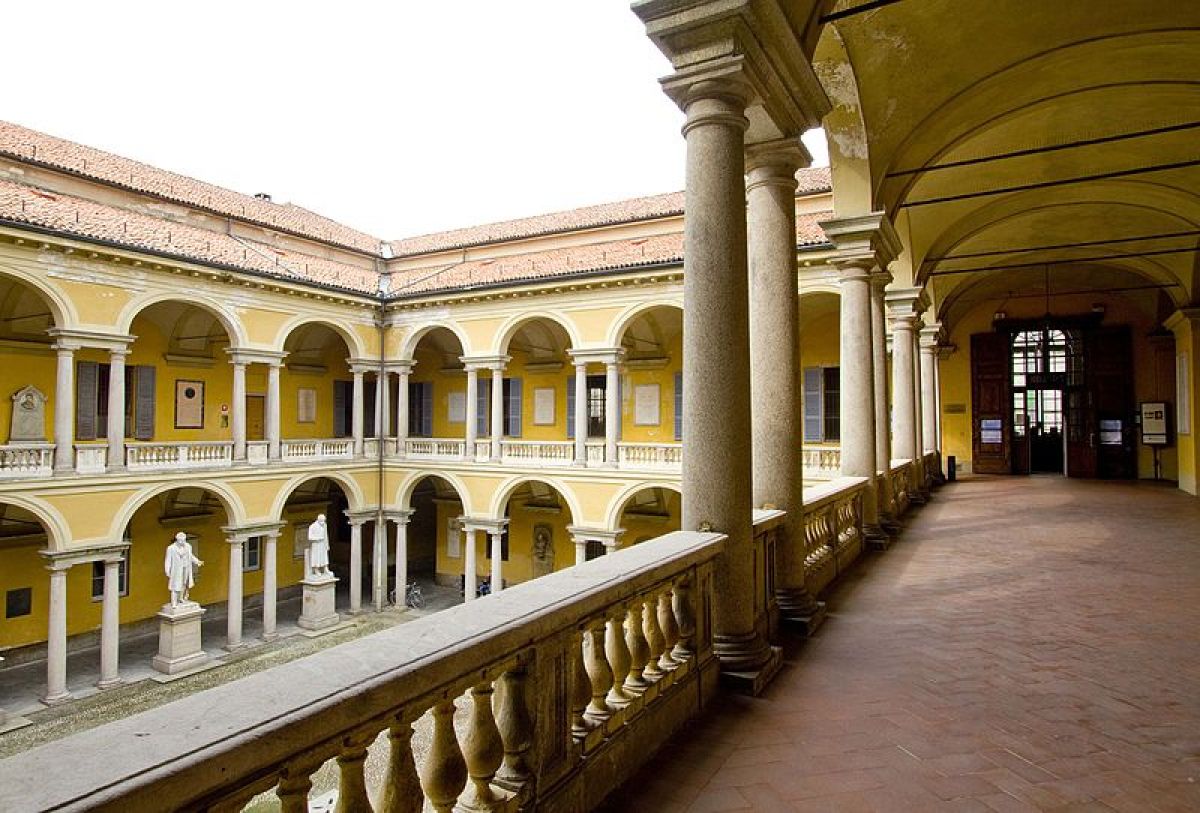 Vista dell'università di Pavia